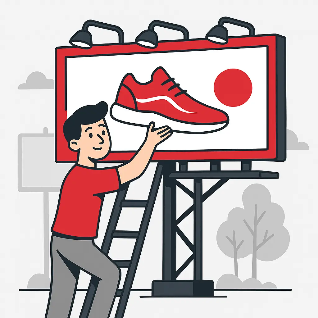 Ilustración vallas publicitarias