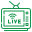 Icono representativo de medios masivos